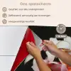 Bloemen - Roze - Zwart - Flora - Botanisch keuken achterwand spatscherm klein -spatscherm_NL