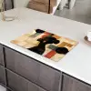 Zijaanzicht - Vrouw - Vormen Inductie beschermer vinyl 3mm klein -sfeer8