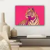 Tijger - Modern - Neon canvas 2cm klein -sfeer6