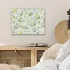 Patroon - Groen - Eieren PET vilt klein -sfeer3