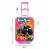 Monstertruck - Abstract - Verfspatten - Kleurrijk Kinderkoffer - Roze klein -productfoto_formaten