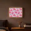 Bloemen - Patroon - Meerkleurig Light Box met batterij (Wandlamp) middel 907 -sfeer4