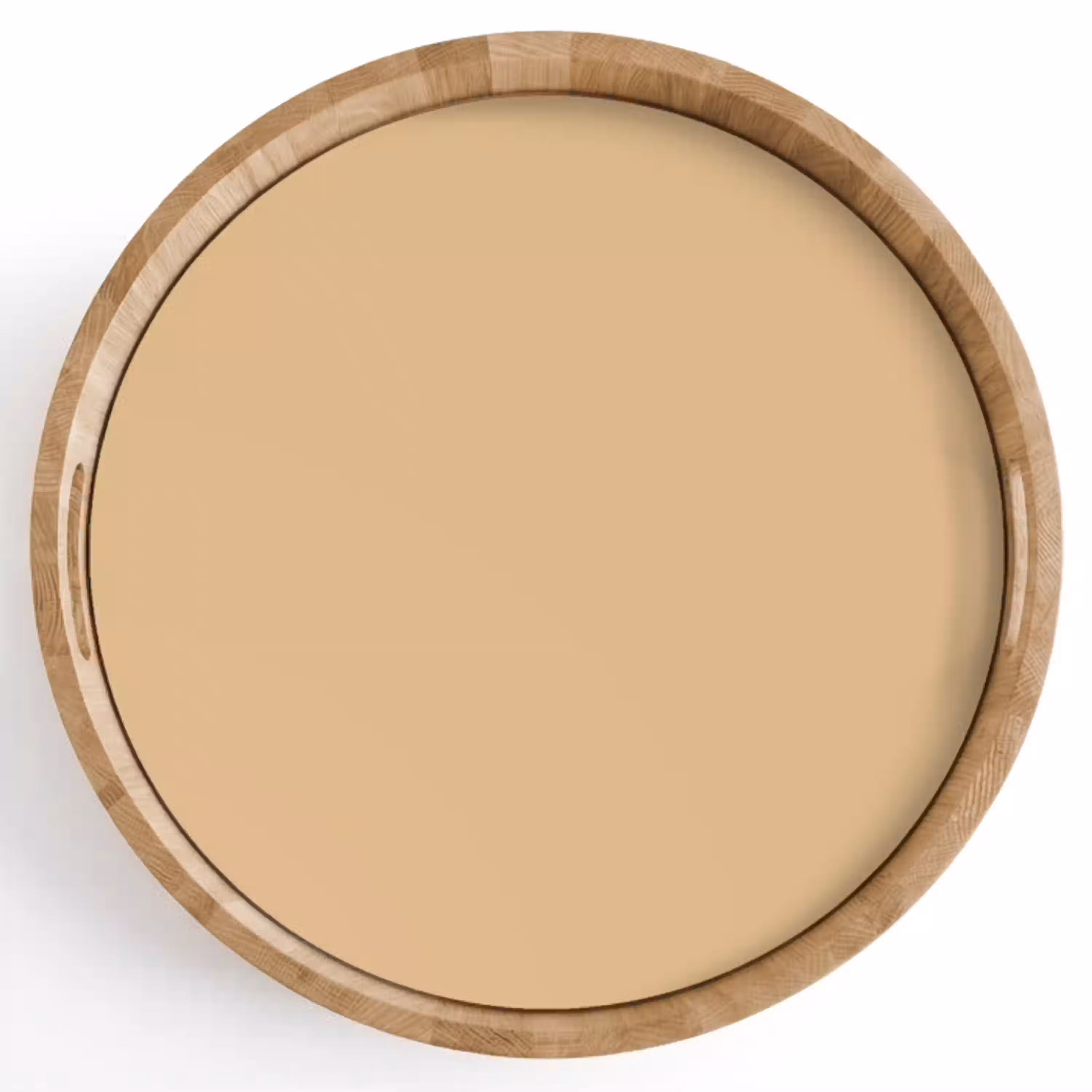 Warm - Sand - Nude Dienblad Rond middel 914 -z3d_shopping