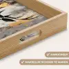 Abstract - Hert - Gewei - Goud Dienblad Rechthoek middel -USP_HandgreepNL