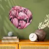 Flamingo - Roze - Dieren Wandcirkel Organisch Forex 3mm klein -sfeer2