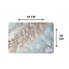 Schelpen - Abstract - Natuur Placemat vinyl groot -specs