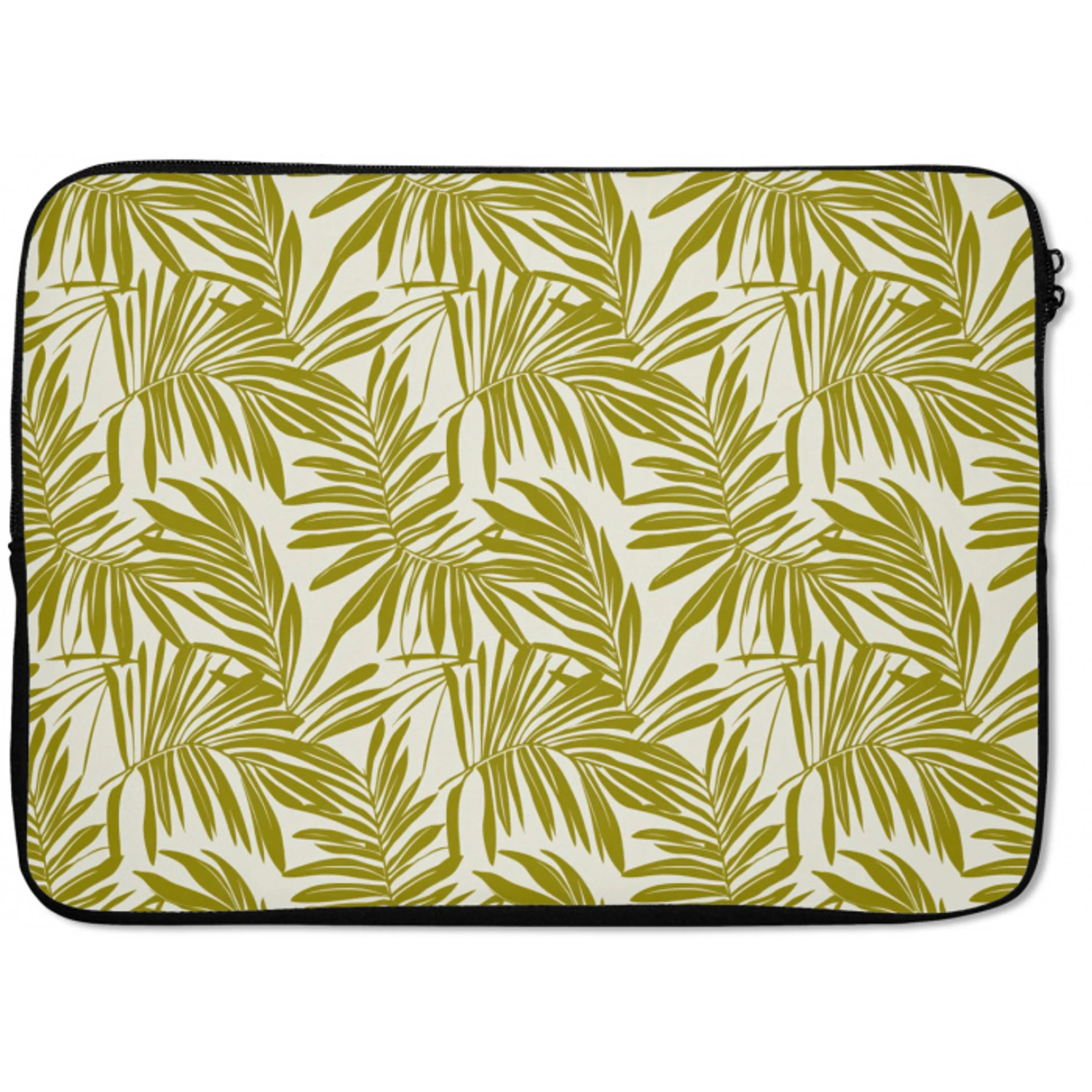 Palmblad - Patroon - Groen laptophoes neopreen klein 279 -zkaufland3dotto