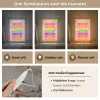 Dagen van de week - Educatief - Leren voor kinderen - Roze Light Box met kabel (Wandlamp kind) klein -USP_lichtkleurNL