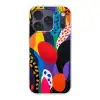 Bloemen - Bladeren - Abstract - Rood Telefoonhoesje iPhone 17 Pro klein -3d