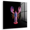 Kreeft - Paars - Roze - Zwart - Stippen - Lila plexiglas 5mm klein -zzzproduct_nieuw