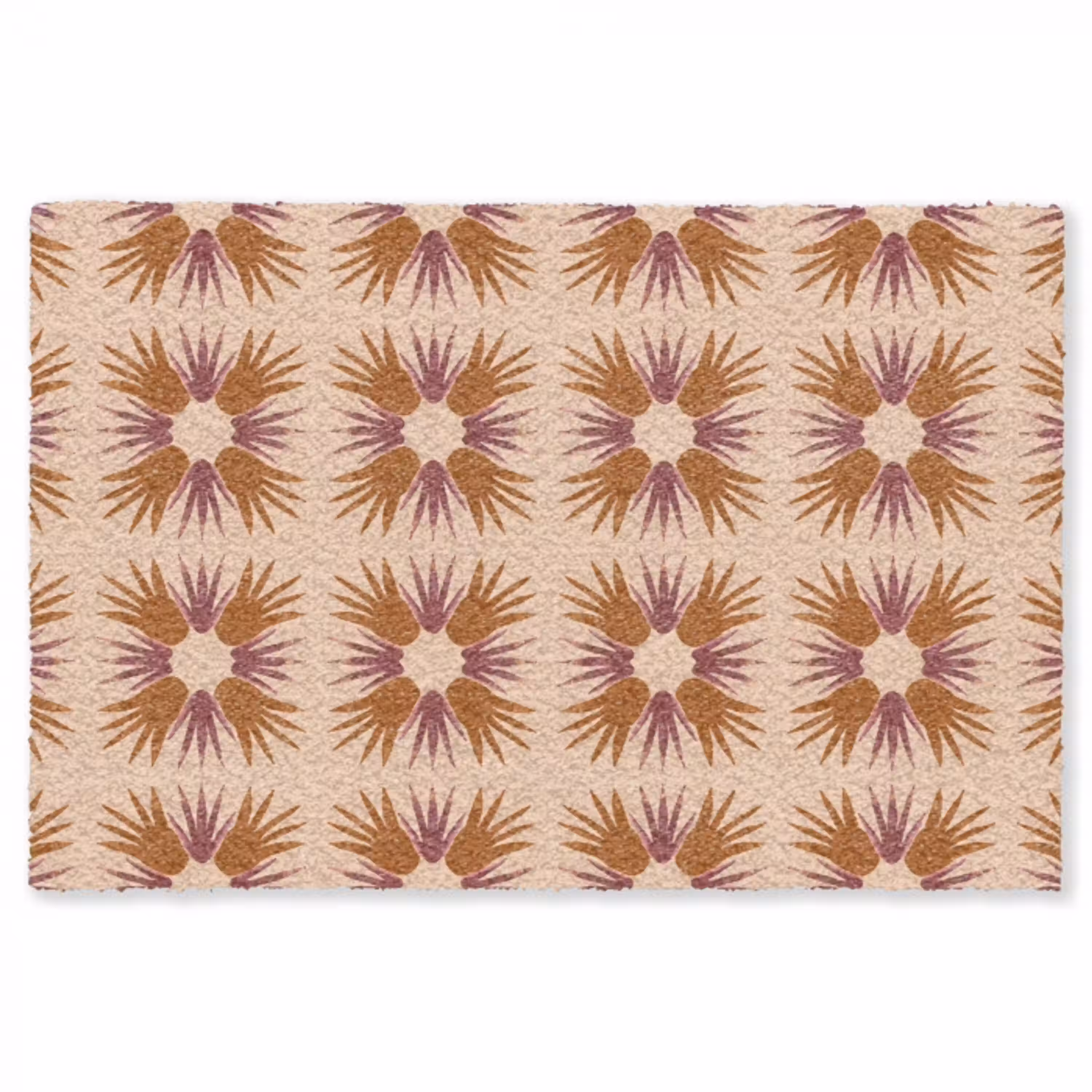 Ornament - Patroon - Oker Vloerkleed Rechthoek klein 1091 -3d