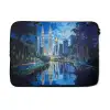 Stad Kuala Lumpur - Skyline - Wolkenkrabbers - Water laptophoes neopreen klein -3d
