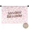 Koeienprint - Roze - Cowboy - Horse Wandkleed katoen klein -t3d_DE