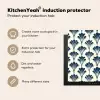 Klassiek - Motief - Blauw Inductie beschermer vinyl 3mm middel 274 -vsfeer2_ENG