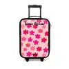 Bloemen - Patroon - Roze Kinderkoffer - Zwart klein -3d