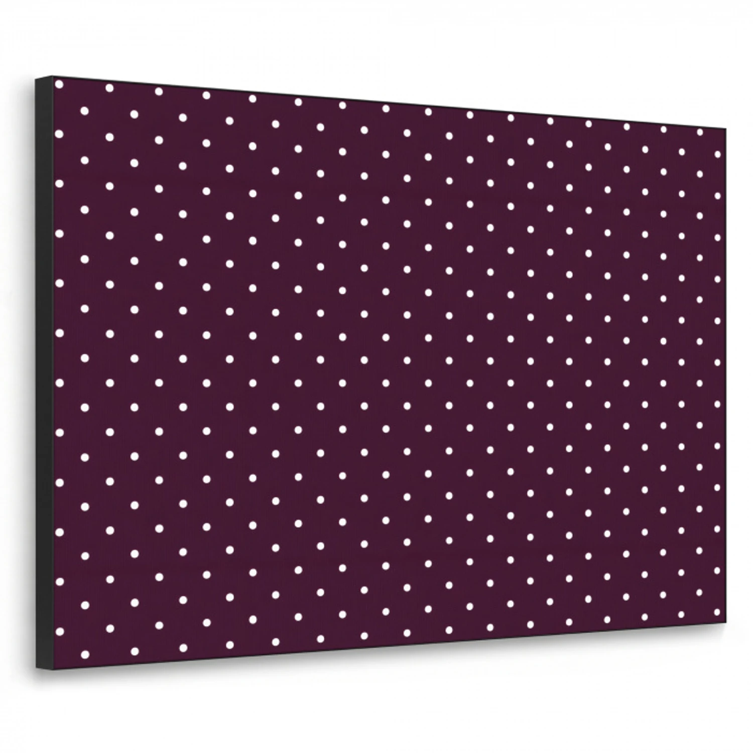 Stippen - Modern - Paars Textielframe zwart klein 947 -3d
