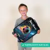 Neon - Net - Voetbal - Kleurrijk Kinderkoffer - Zwart klein -sfeer4_DE