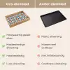 Traditioneel - Tegel - Oranje Dienblad Rechthoek middel 911 -USP_VergelijkingNL
