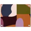 Vormen - Abstract - Kleuren - Vierkant tuinposter los doek klein -3d