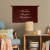 She plans she glows she achieves - Rood - Cursief Wandkleed katoen klein -wsfeer4_kind
