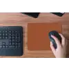 Terracotta - Bruin - Palet - Effen - Kleuren - Kleur muismat rubber klein 262 -toetsenbord