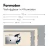 Walvissen - Spetters - Cirkel - Donkerblauw Muismat XXL klein -sfeer5