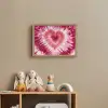 Hartvorm - Roze - Tie dye Light Box met batterij (Wandlamp kind) middel -sfeer2_kind