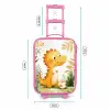 Dino - Voetbal - Oranje Kinderkoffer - Roze klein -productfoto_formaten
