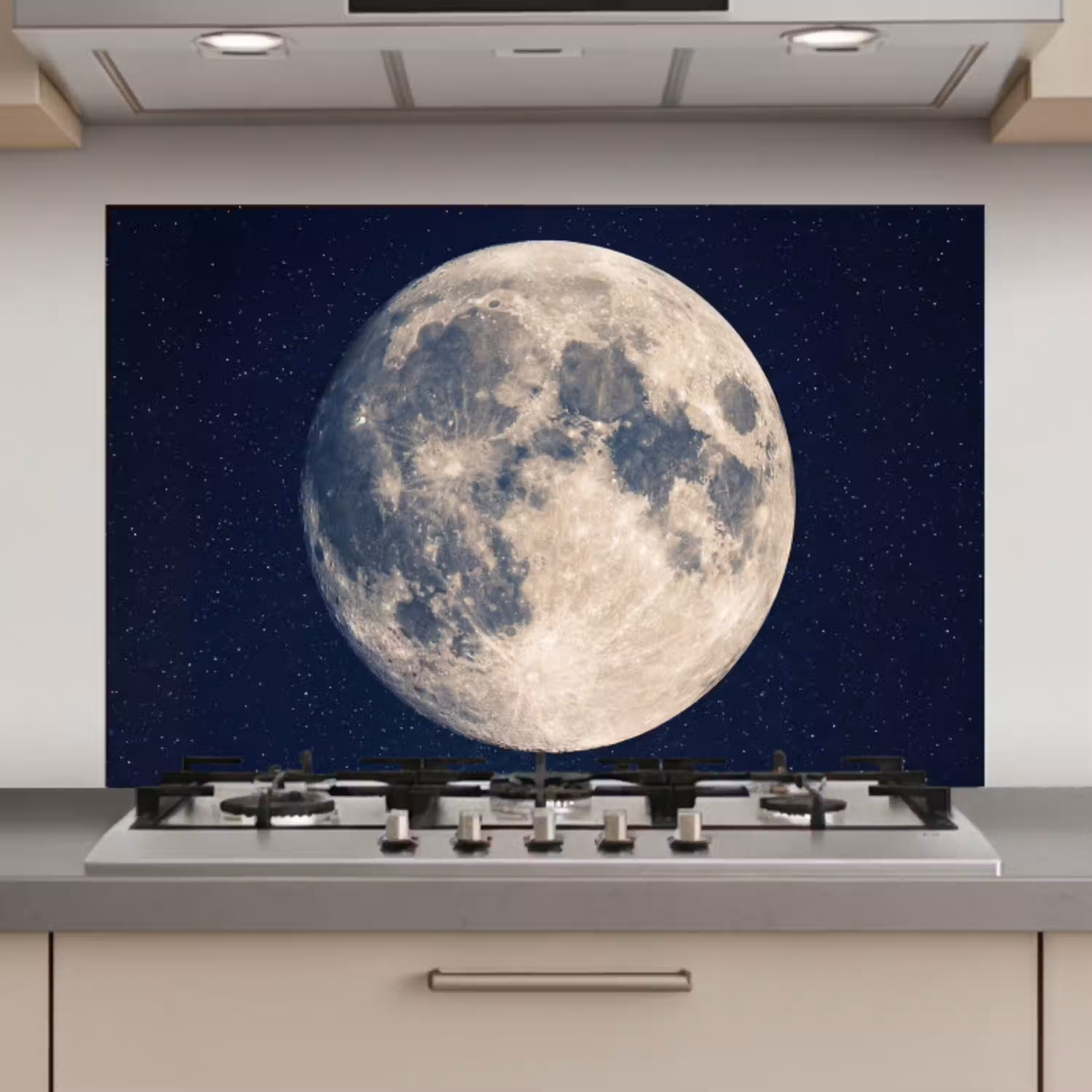 Ruimte - Maan - Kosmos keuken achterwand spatscherm klein -3d_website