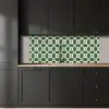Tegel - Klassiek - Groen keuken achterwand 2 middel 871 -sfeer1
