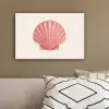 Schelp - Roze - Ribbels canvas 2cm klein -sfeer3