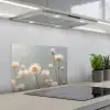Strobloemen - Wit - Daglicht keuken achterwand spatscherm klein -3d_schuin
