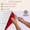 Lila - Stippen - Wit - Patroon keuken achterwand spatscherm klein 900 -spatscherm_FR