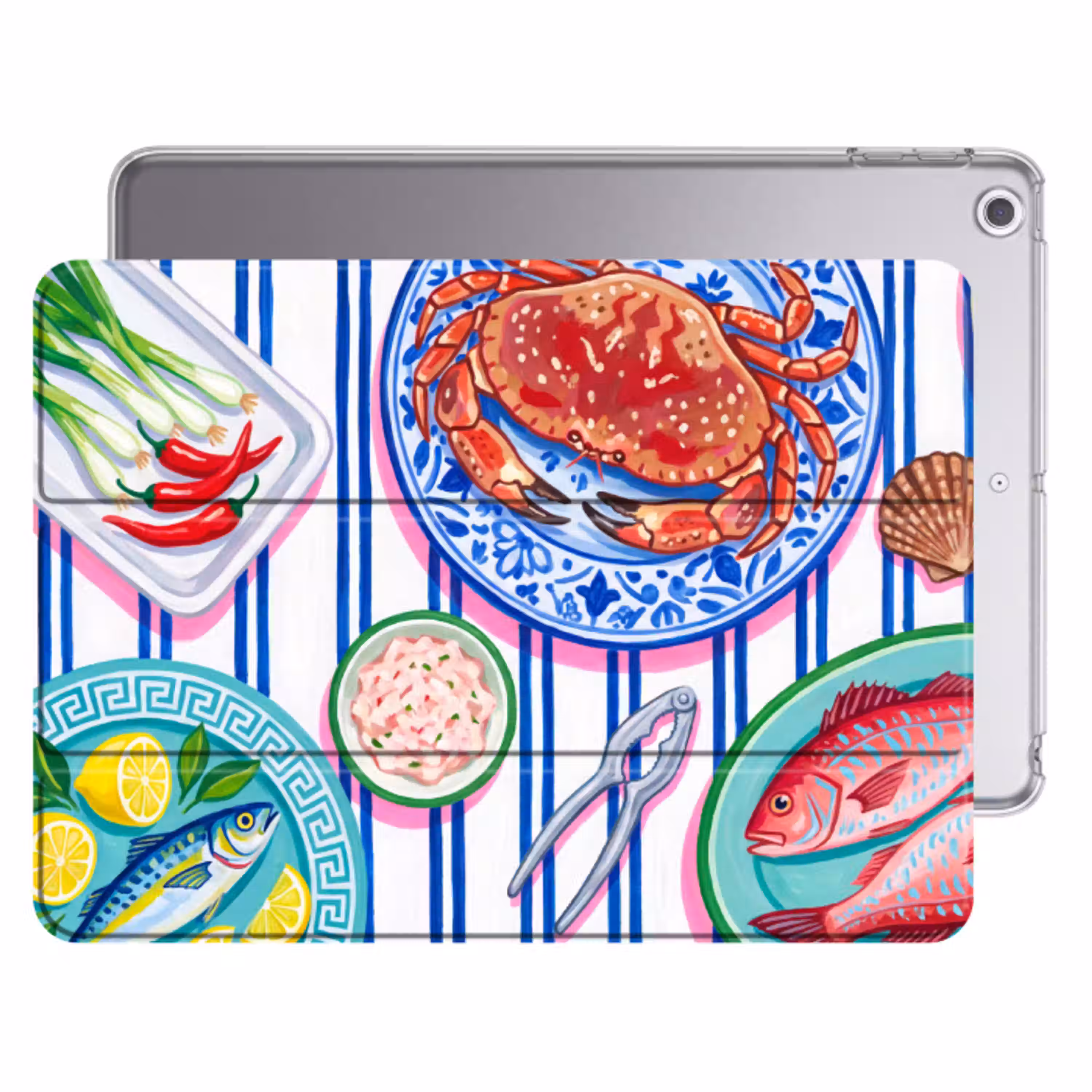 Zeevruchten - Eten - Kleurrijk Apple iPad 2017 middel -threedimensional_3d_global