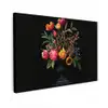 Tulpen - Bessen - Boeket - Vaas Tuinposter op houten frame 2 cm dik klein -3d