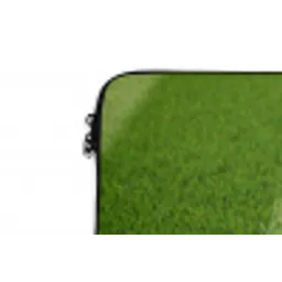 Voetbal - Grasveld - Sport - Groen laptophoes neopreen klein -detail