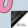 Bisou - Blauw - Roze - Lippen Deurmat klein -antislip_NL