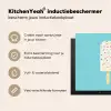 Ijsje - Stokje - Sprinkles - Lichtblauw Inductie beschermer vinyl 3mm middel -sfeer2
