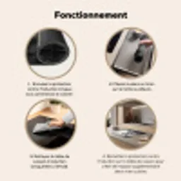Schotse Hooglander - Spaghetti - Dieren - Zwart wit Inductie beschermer vinyl 3mm middel -usfeer9_FR