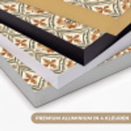 Elegant - Antiek - Kleurrijk Textielframe zwart klein 947 -USP_kleurenNL