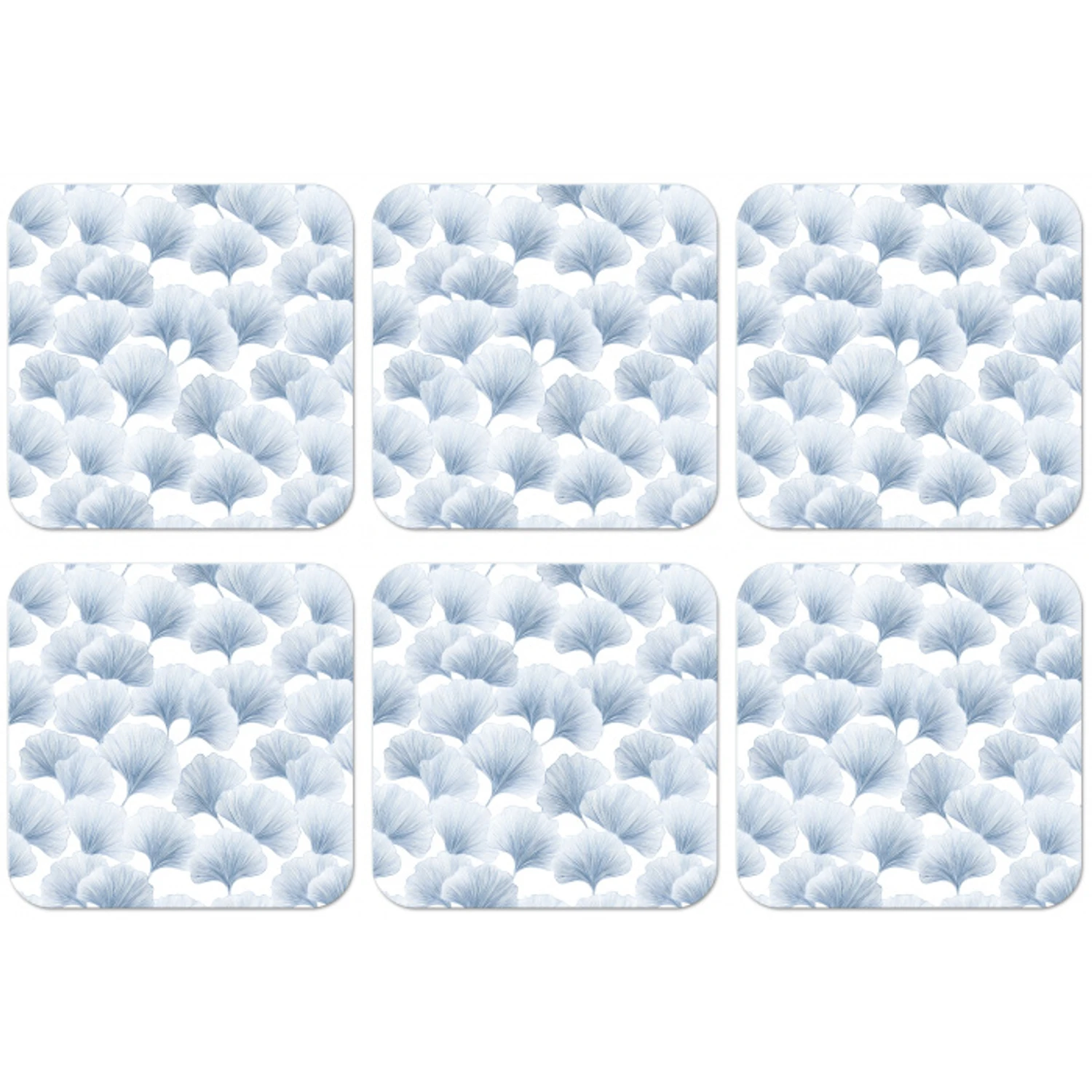 Waaier - Modern - Blauw onderzetter kurk middel 366 -zkaufland3dotto