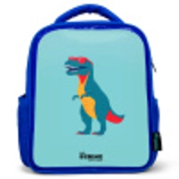 Dino - Dier - Zonnebril Kinderrugzak - Blauw middel -3d