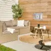 Hal - Bogen - Symmetrisch - Modern tuinposter los doek klein -sfeer4