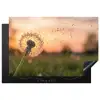 Paardenbloem - Zonsondergang - Veld Inductie beschermer vinyl 3mm klein -3d