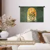 Plant - Bloemen - Wit Wandkleed katoen klein -sfeer1