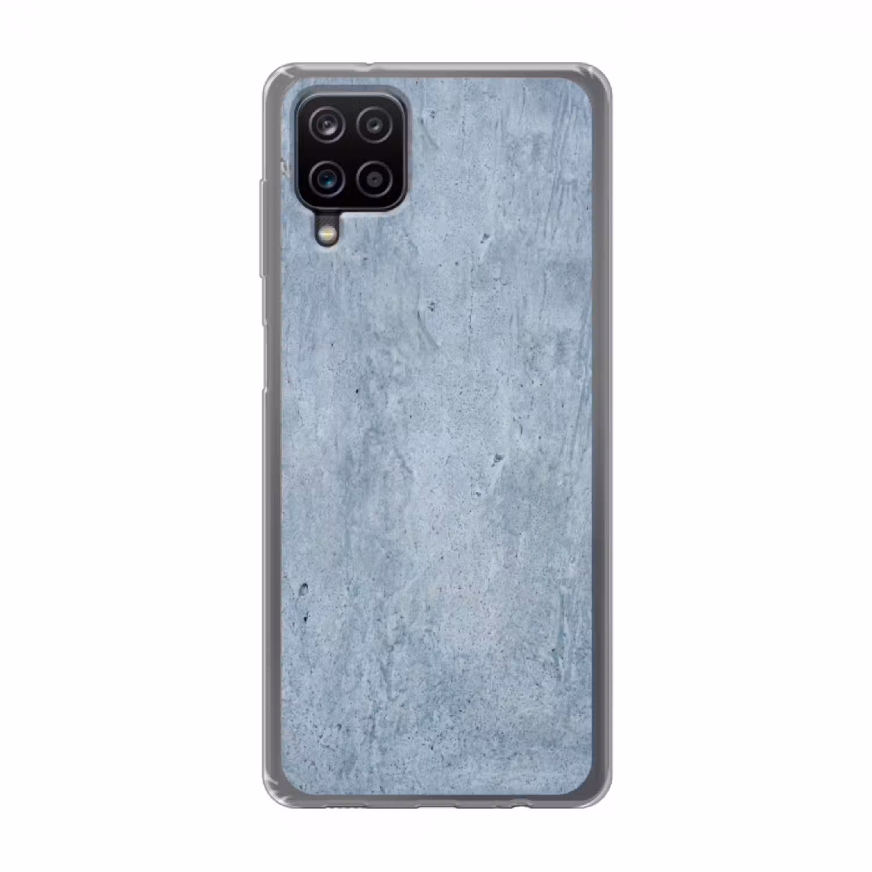 Oppervlak - Ruw - Abstract - Modern - Grijs Telefoonhoesje Samsung Galaxy A12 klein -3d