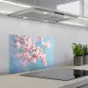 Takken - Bloesems - Roze keuken achterwand spatscherm klein -3d_schuin