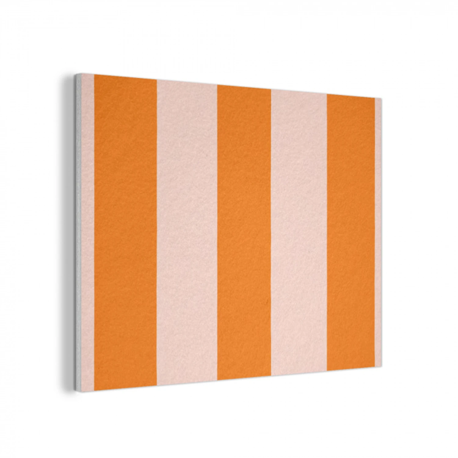 Strepen - Modern - Oranje PET vilt klein 837 -3d