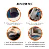 Zingende man - Glitterjas - Microfoon Inductie beschermer vinyl 3mm klein -zzzzzzz-td-werking