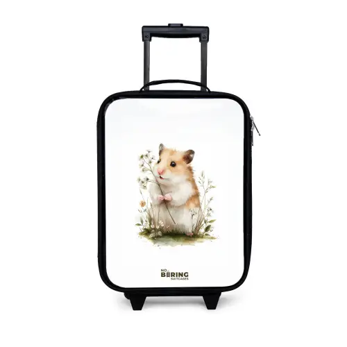 Dier - Natuur - Hamster Kinderkoffer - Zwart klein -3d